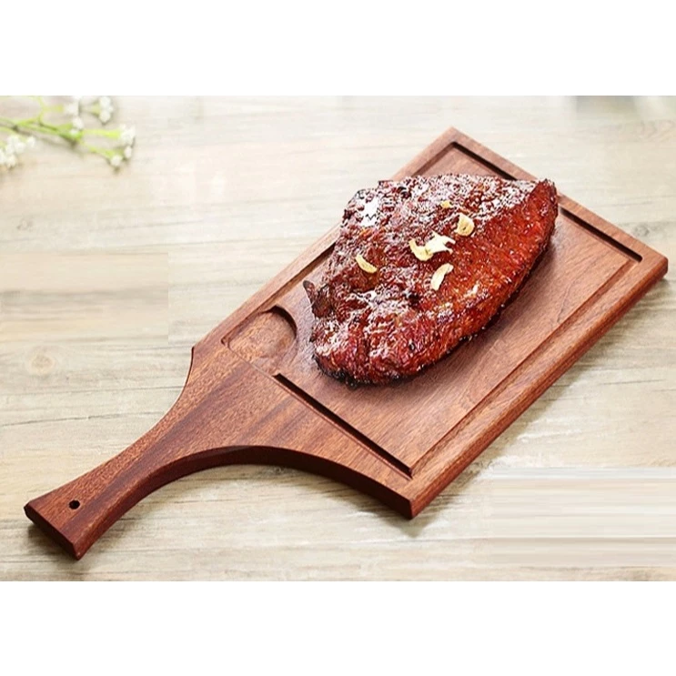 Gỗ tấm nguyên khối Pizza, Bít Tết