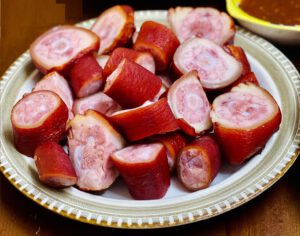 Đuôi heo ủ xì dầu