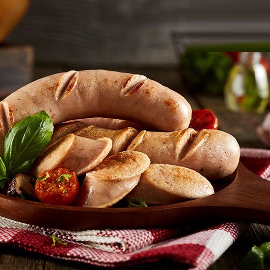 Xúc xích ức gà nấm hương